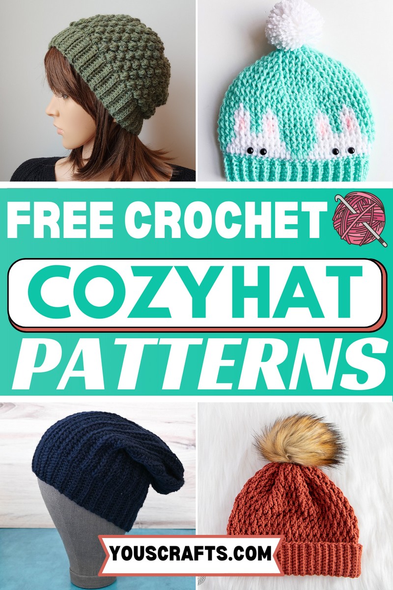 Free Crochet Cozy Hat Patterns