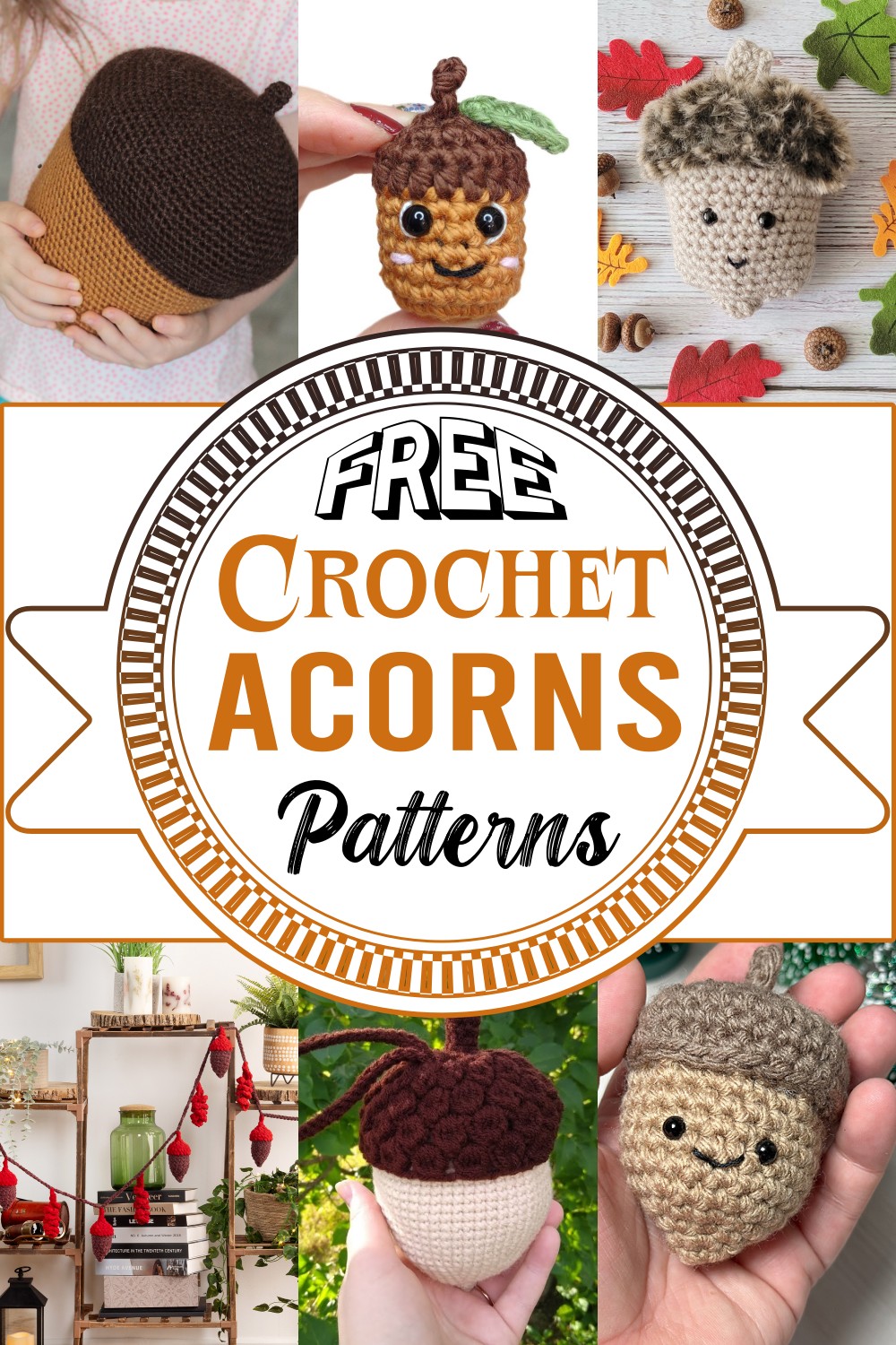 Free Crochet Amigurumi Acorns Patterns