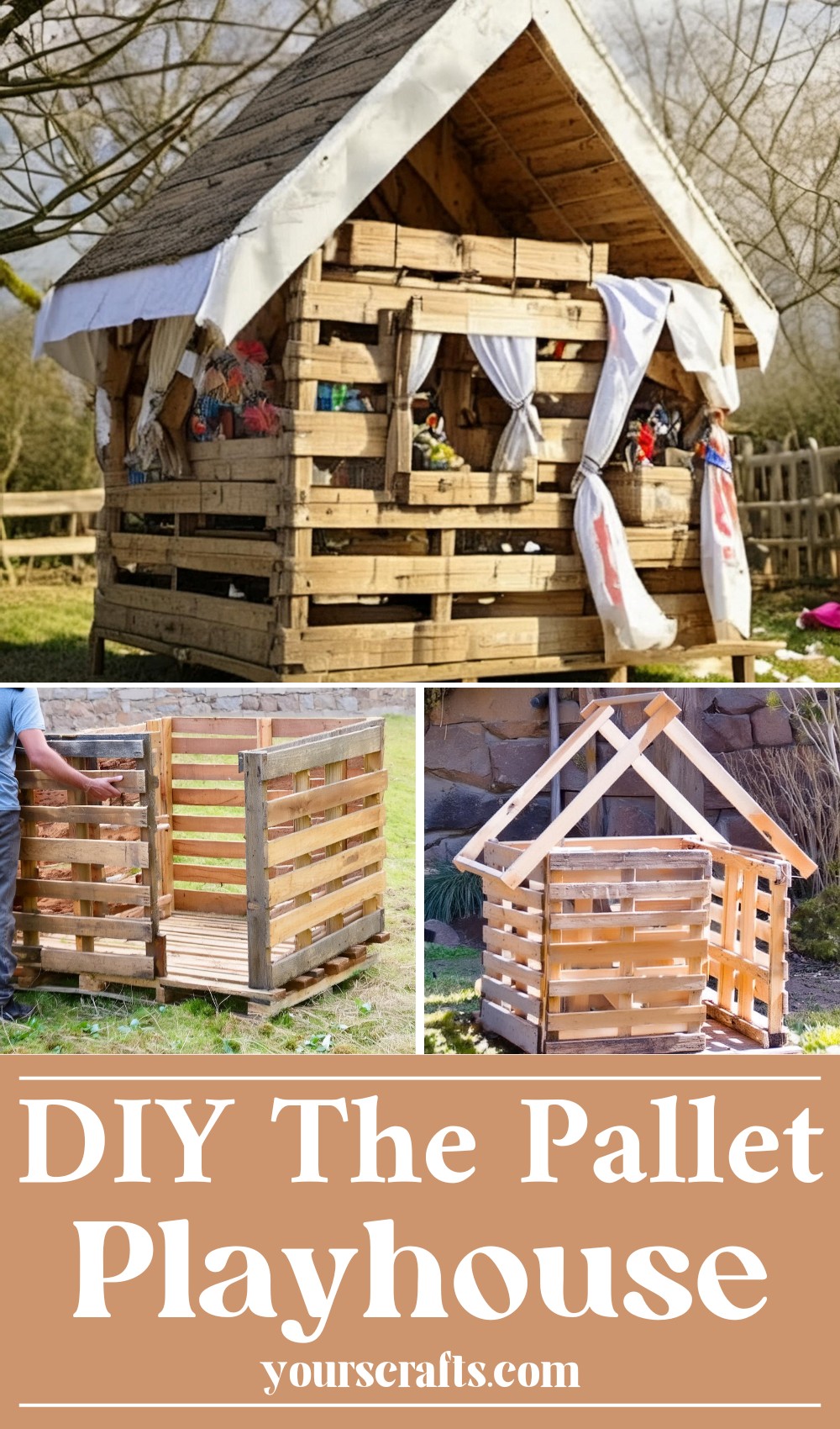 DIY The Pallet Playhouse