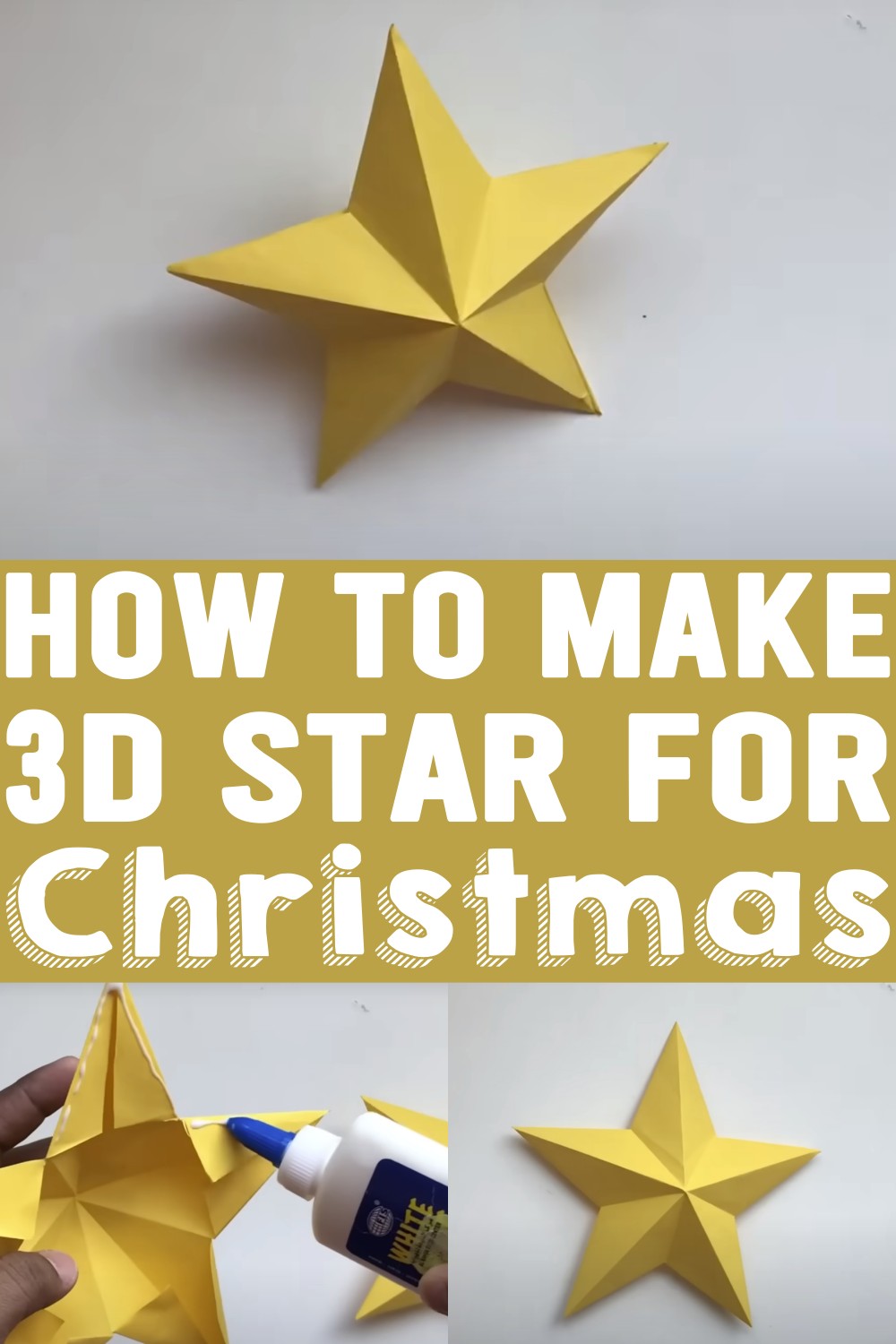 How to Make 3D Star for your Christmas