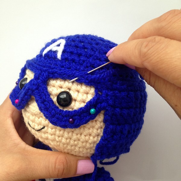 Captain America Amigurumi 2