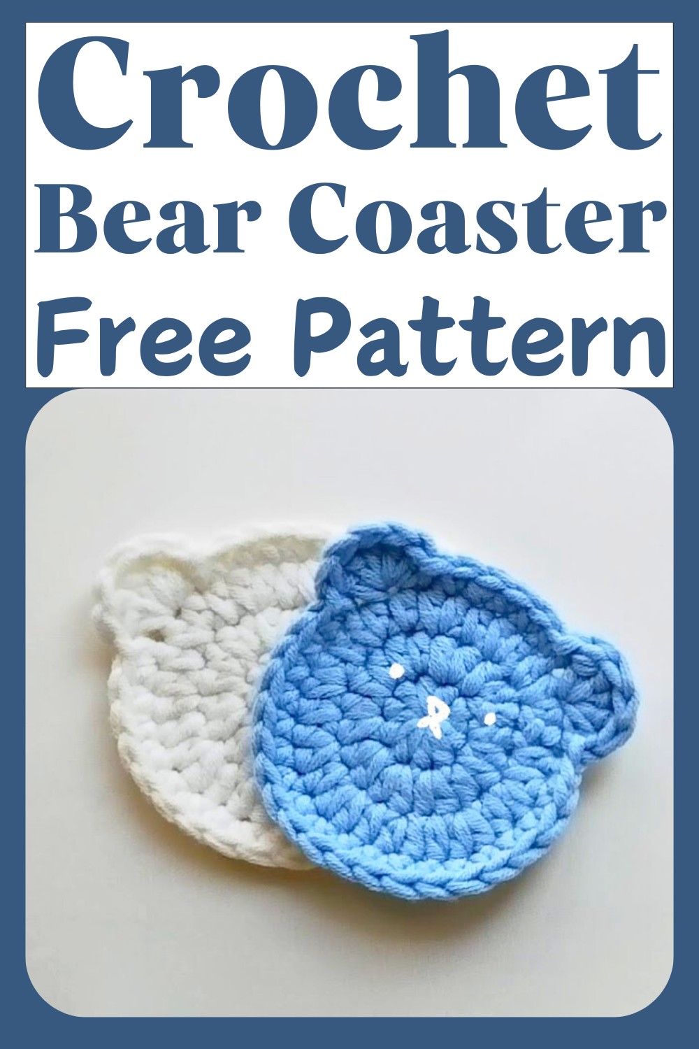 Crochet Bear Coaster Tutorial