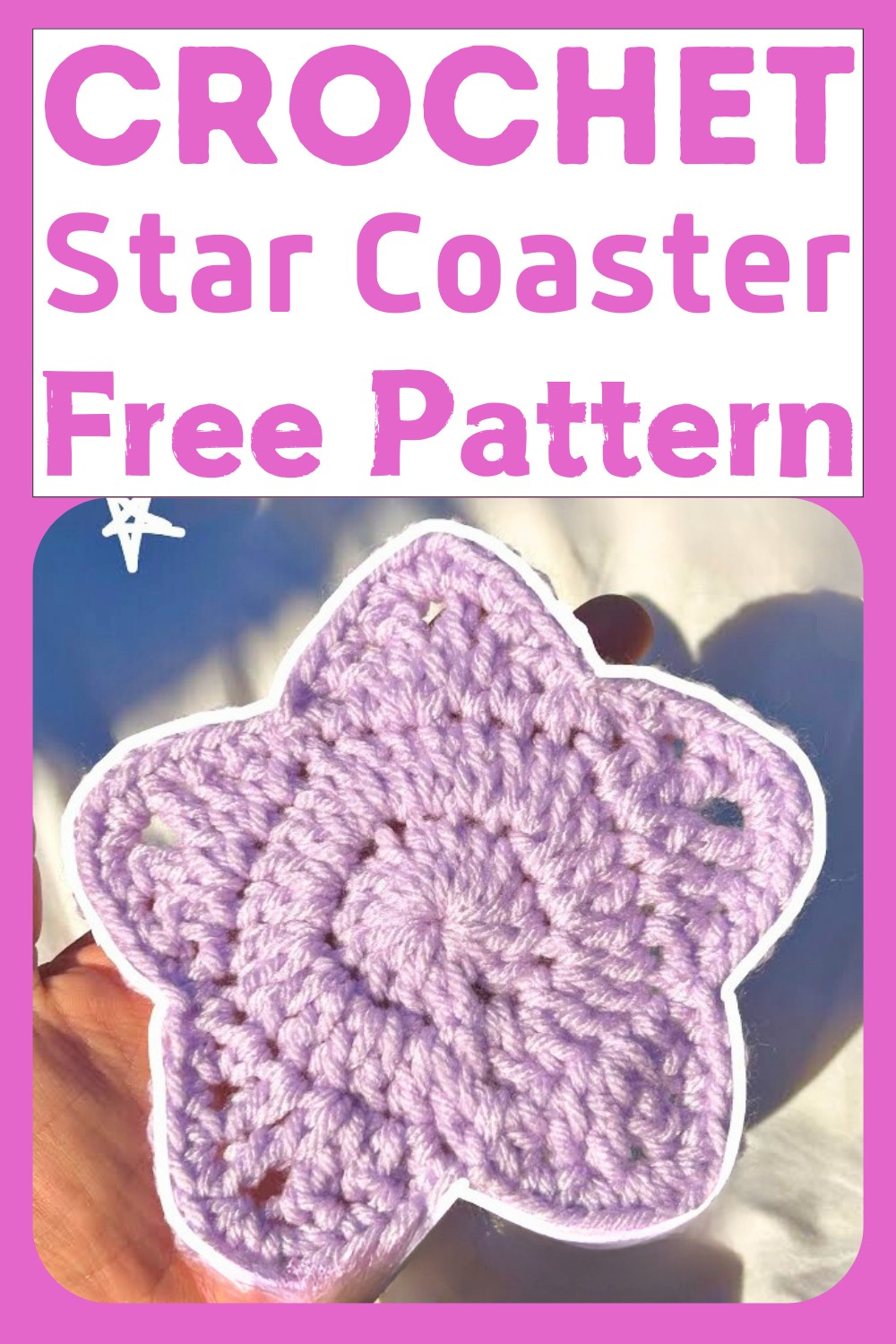 Crochet Star Coaster Tutorial