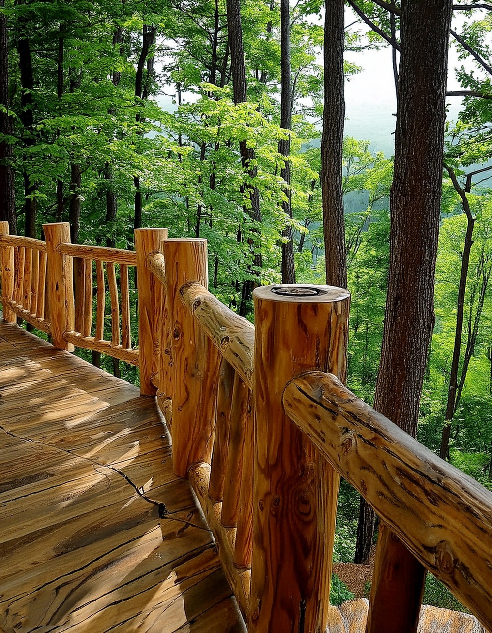 Farmhouse Wood Railing