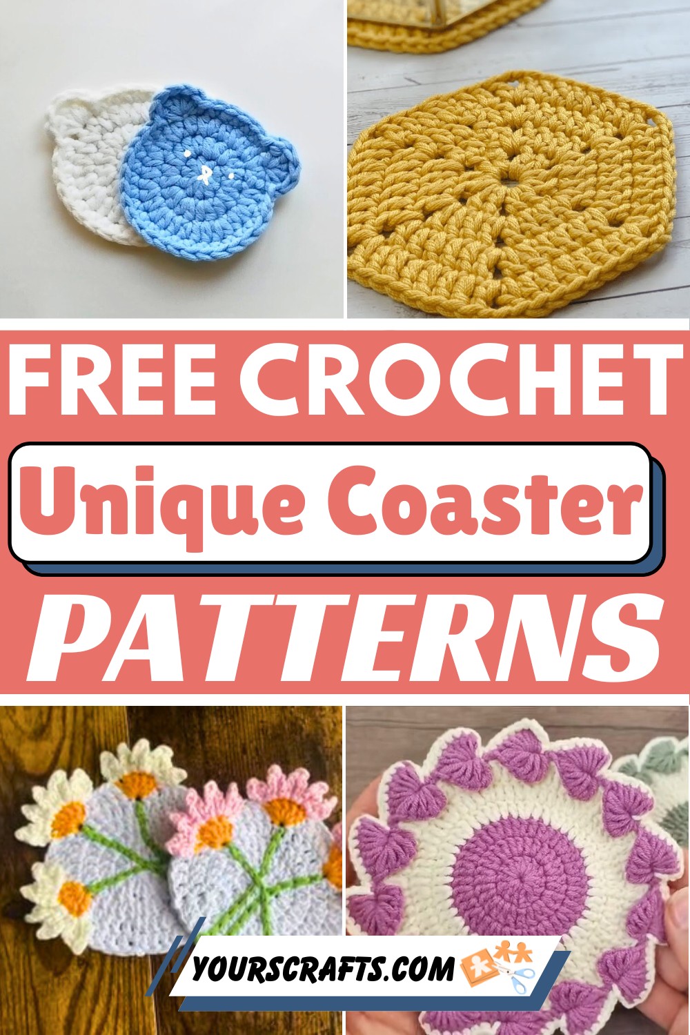 Crochet Unique Coaster Patterns