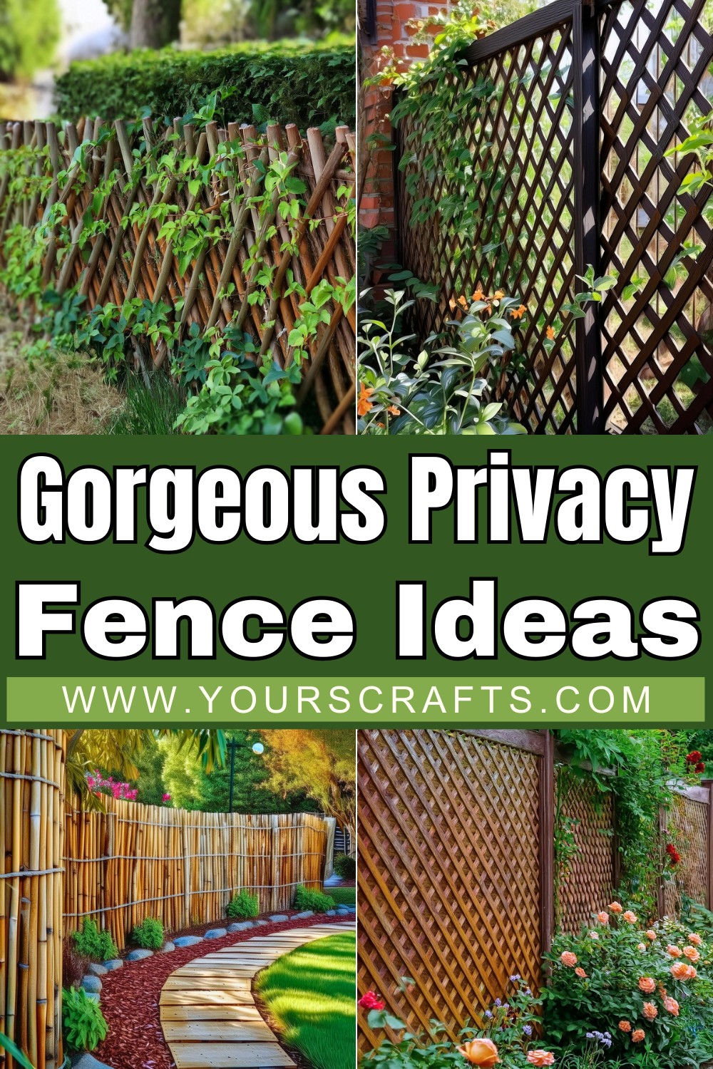 Gorgeous Privacy Fence Ideas