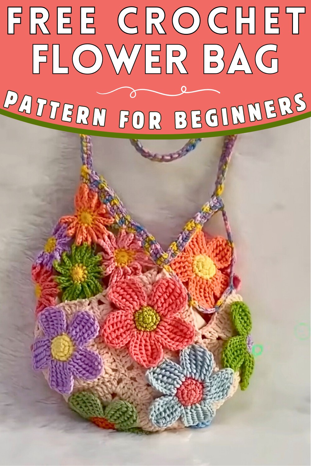 Crochet Flower Bag Pattern