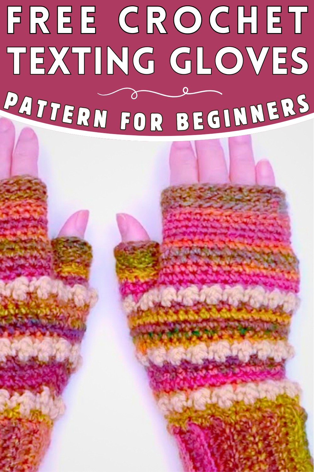 Crochet Texting Gloves Pattern