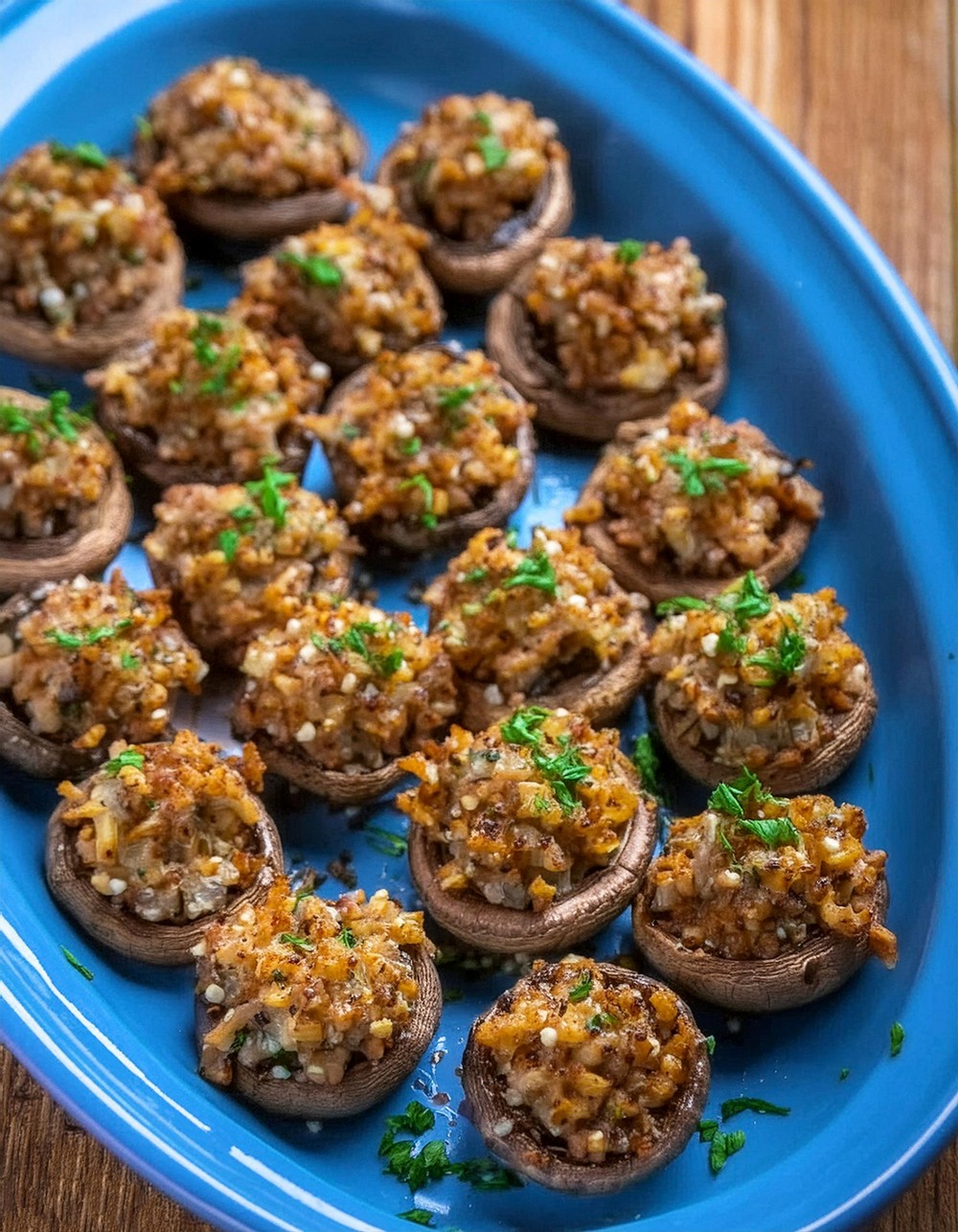 Sausage Stuffed Mushrooms Recipe